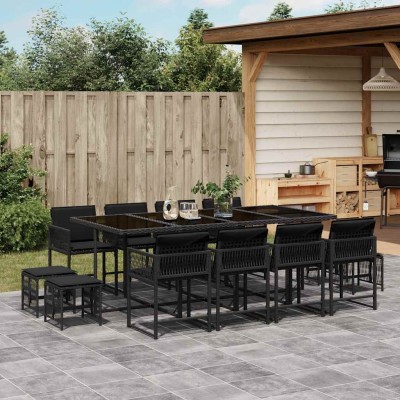 Garden set with cushions,...