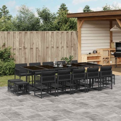 Garden set with cushions,...