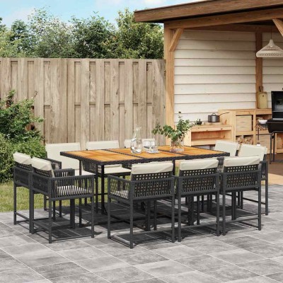 Garden set with cushions,...