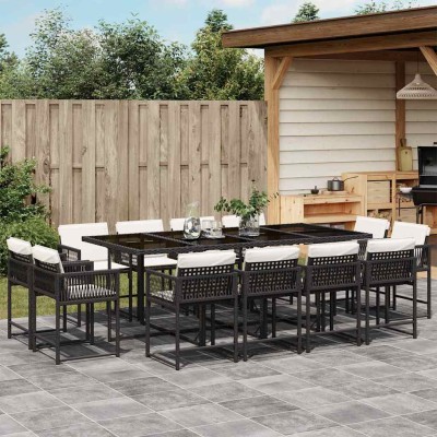 Garden set with cushions,...