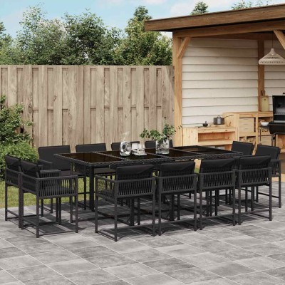 Garden set with cushions,...