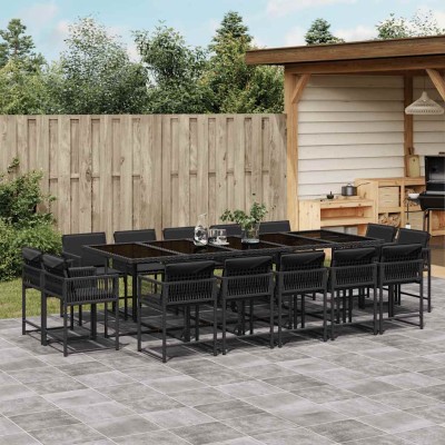 Garden set with cushions,...