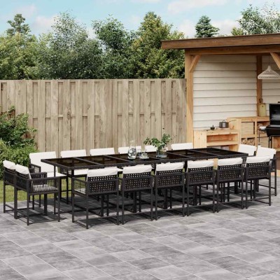 Garden set with cushions,...