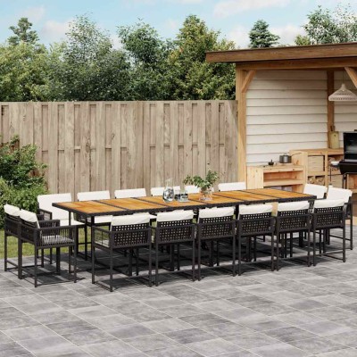 Garden set with cushions,...