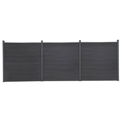 Fence segment set, gray,...