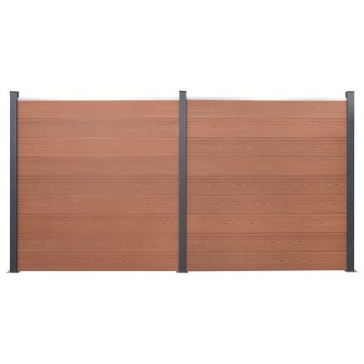 Fence segment set, brown,...