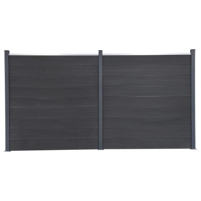 Fence segment set, gray,...