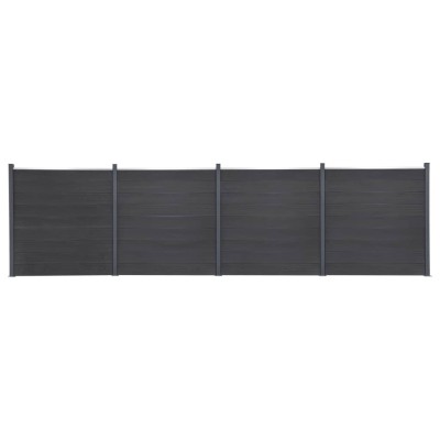 Fence segment set, gray,...