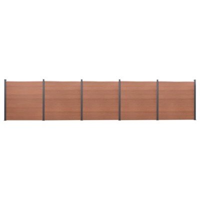 Fence segment set, brown,...