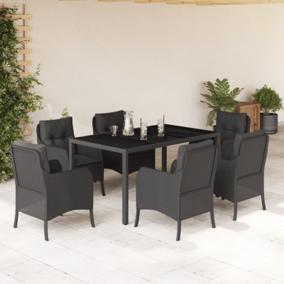 Garden set with cushions, 7...