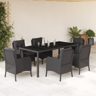 Garden set with cushions, 7...