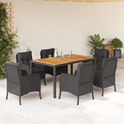 Garden set with cushions, 7...