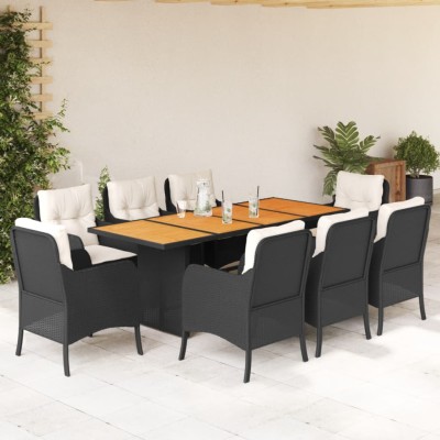 Garden set with cushions, 9...