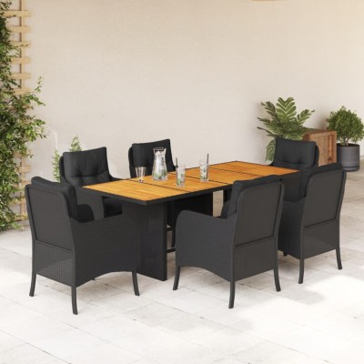 Garden set with cushions, 7...