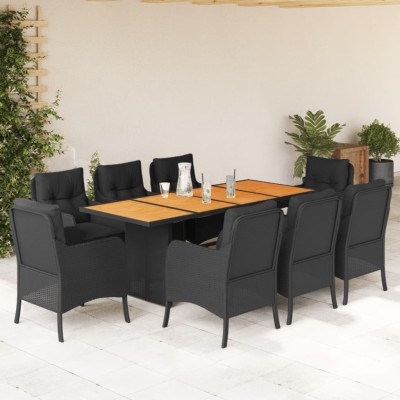 Garden set with cushions, 9...