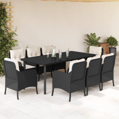 Garden set with cushions, 9...