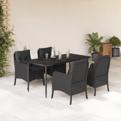 Garden set with cushions, 5...