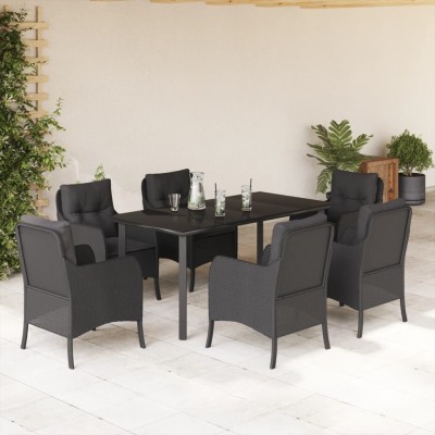 Garden set with cushions, 7...