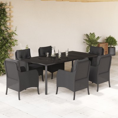 Garden set with cushions, 7...