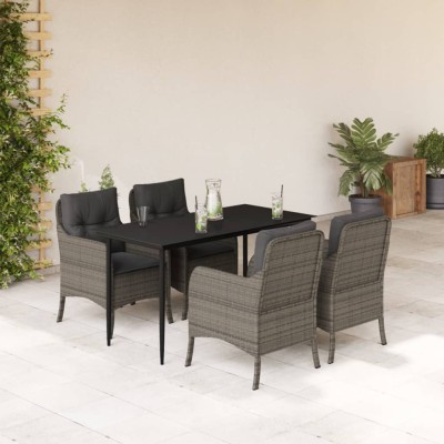 Garden set with cushions, 5...