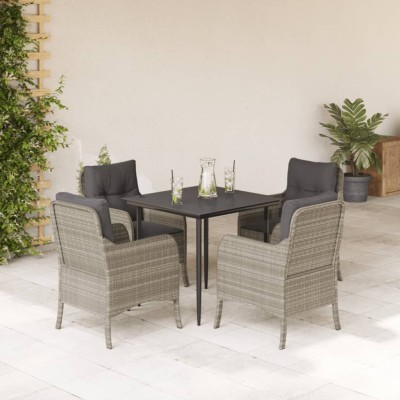 Garden set with cushions, 5...