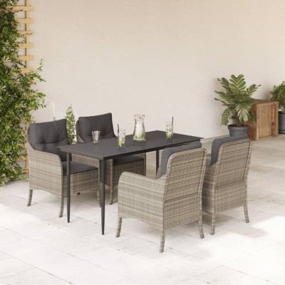 Garden set with cushions, 5...