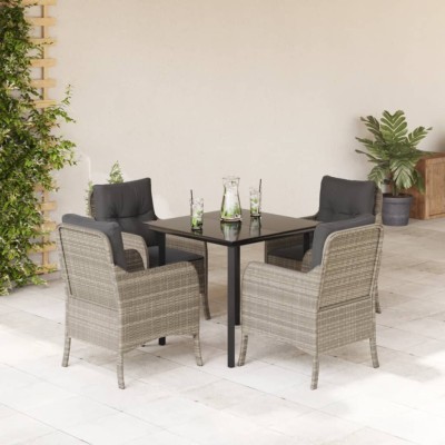 Garden set with cushions, 5...