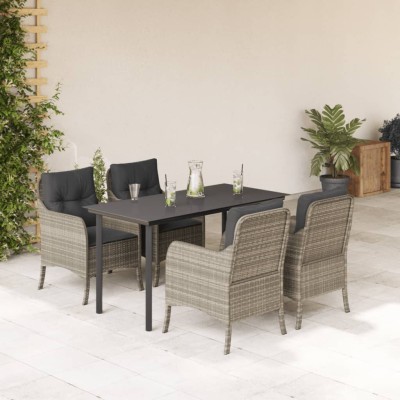 Garden set with cushions, 5...