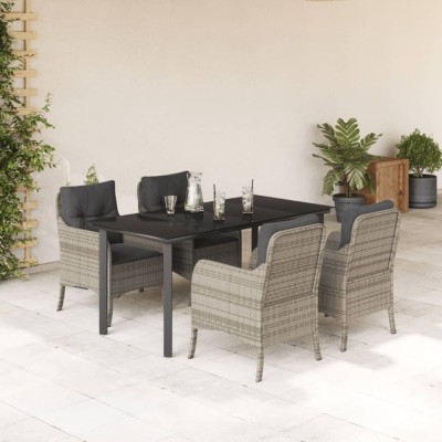 Garden set with cushions, 5...