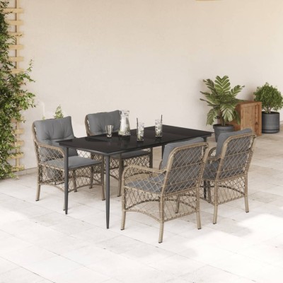 Garden set with cushions, 5...