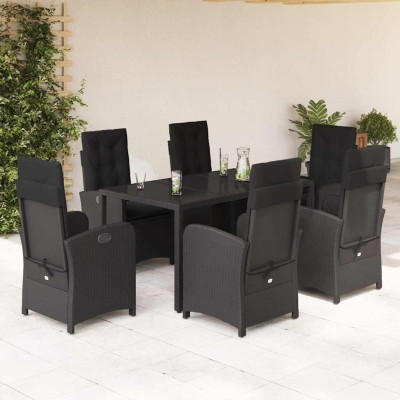 Garden set with cushions, 7...