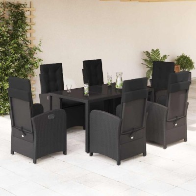 Garden set with cushions, 7...