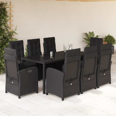 Garden set with cushions, 9...