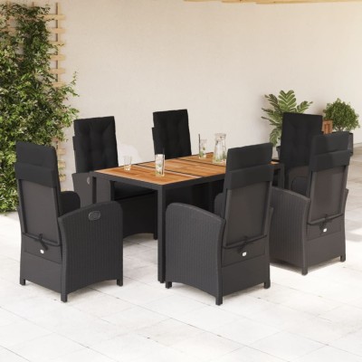 Garden set with cushions, 7...