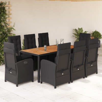 Garden set with cushions, 9...