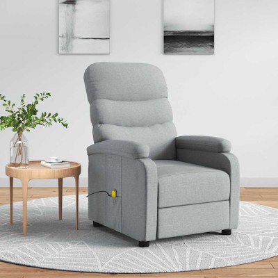 Massage chair, light gray,...