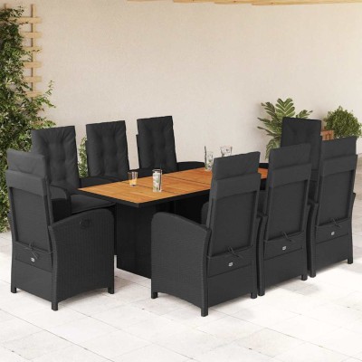 Garden set with cushions, 9...