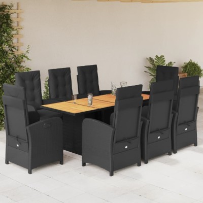 Garden set with cushions, 9...
