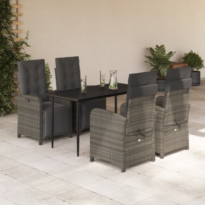 Garden set with cushions, 5...
