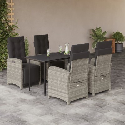 Garden set with cushions, 5...