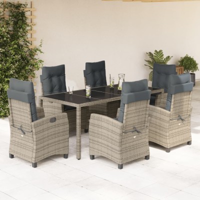 Garden set with cushions, 7...