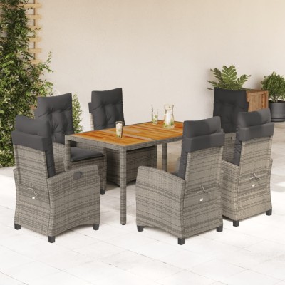 Garden set with cushions, 7...