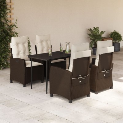 Garden set with cushions, 5...