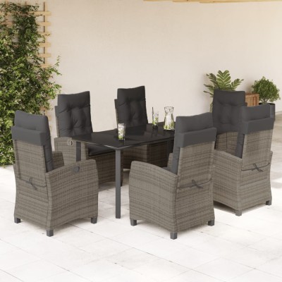 Garden set with cushions, 7...