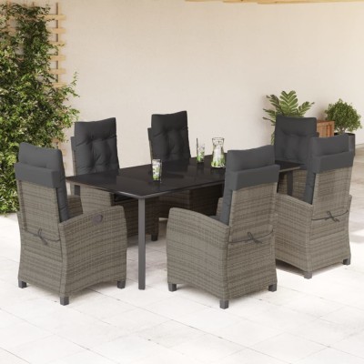 Garden set with cushions, 7...