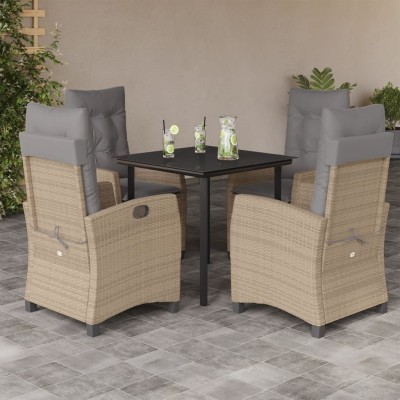 Garden set with cushions, 5...