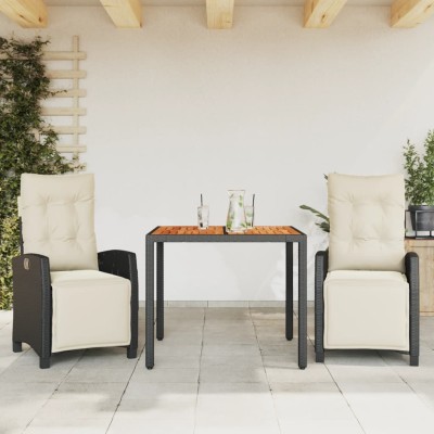 Garden set with cushions, 3...