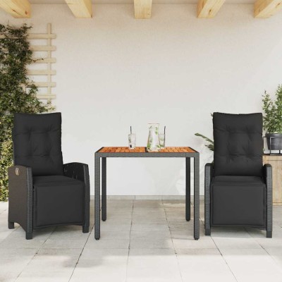 Garden set with cushions, 3...