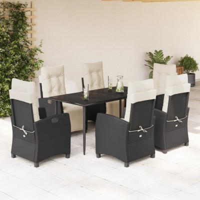 Garden set with cushions, 7...