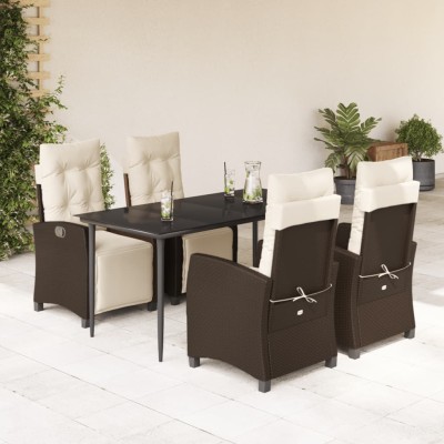 Garden set with cushions, 5...